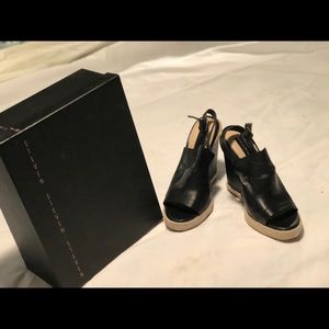 Steve madden black wedges